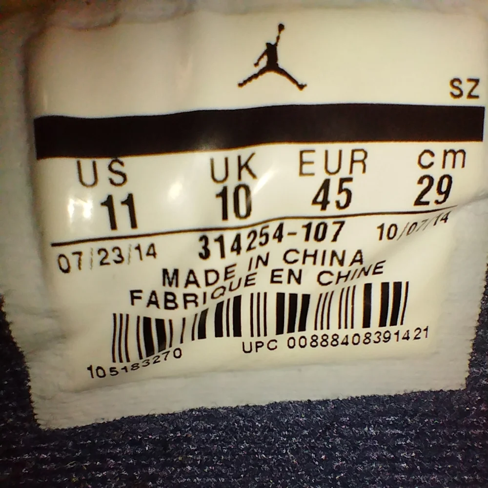 Air Jordan 4 Retro LS ‘Legend Blue’ 314254-107 Men's Size 11